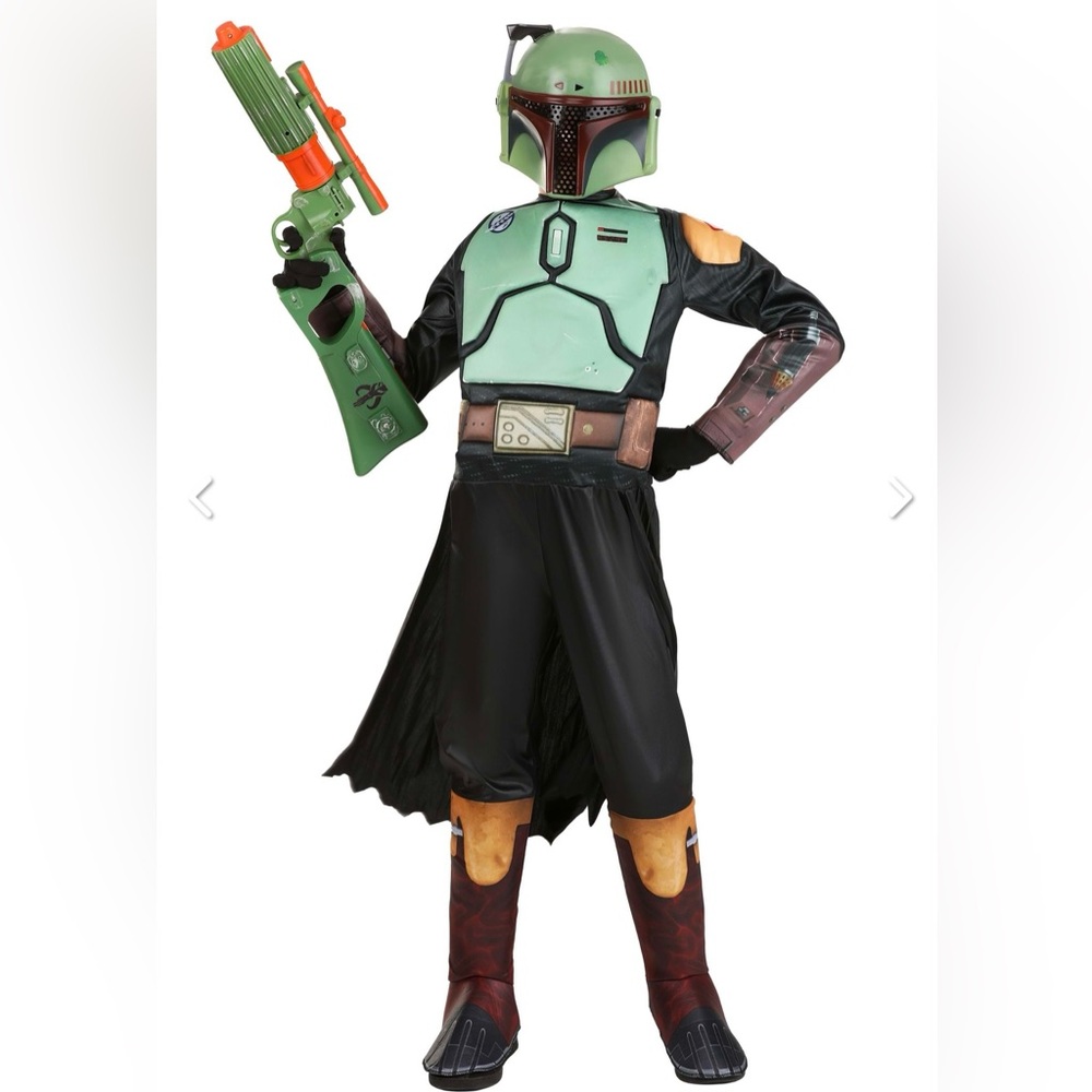 Kids Medium 8-10, Star Wars Boba Fett Costume